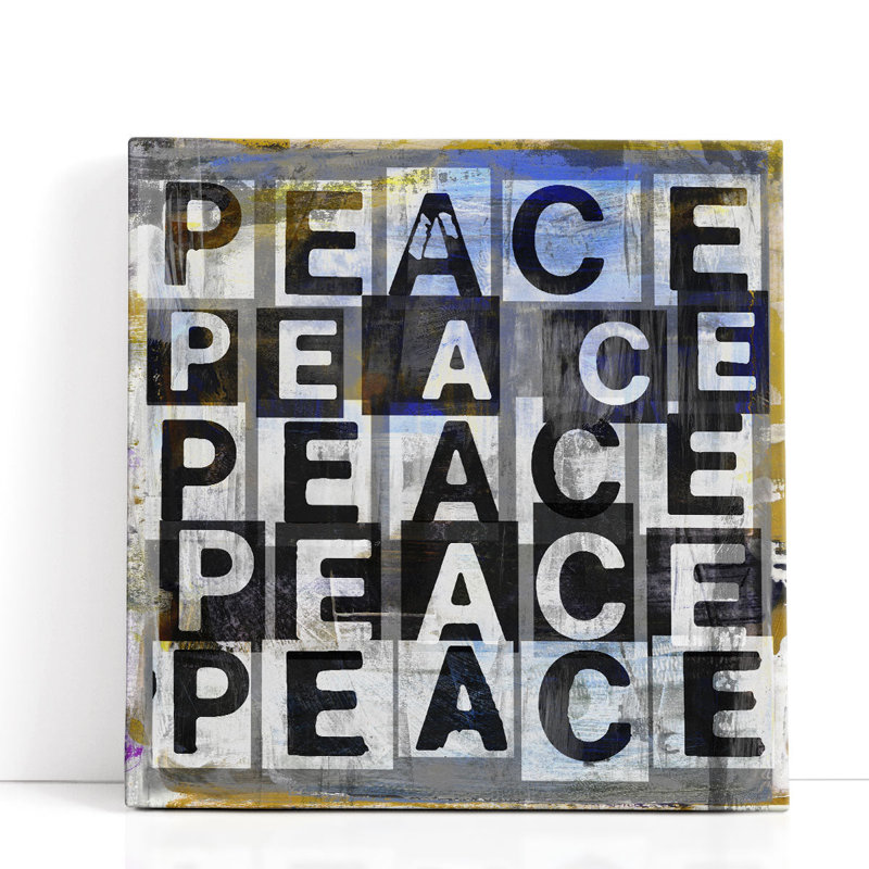 Peace - Canvas Print Wall Art, 16" H x 16" W