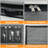 Adjustable Lightweight Silverware Storage Organizer - Dustproof & Foldable Utensil Box