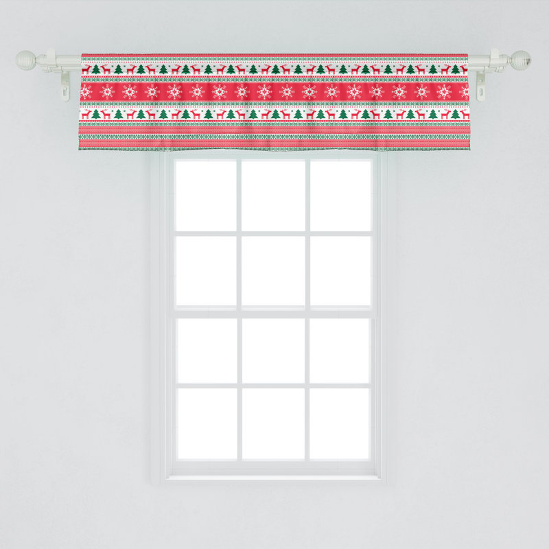 Cantonnière de Noël Ambesonne, L 54 po x L 12 po