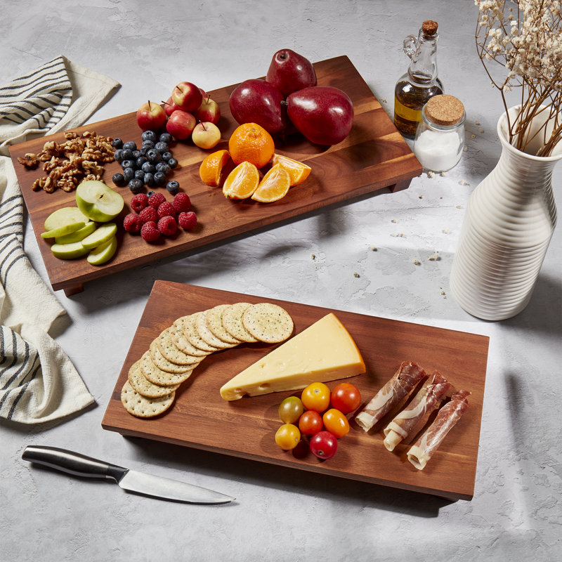 Natoli 2-Piece Acacia Wood Cutting Board Set