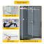 Ensemble de rondelles en métal et de PVC Brixwell 22-266bnk, finition nickel brossé-2096948926