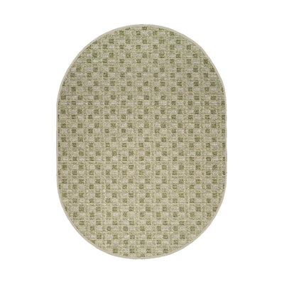 Tapis abstrait abstrait d'intérieur / extérieur de couleur commerciale, vert, 10 pi x 11 pi, adapté aux animaux de compagnie et aux enfants. Fabriqué aux États-Unis, rectangulaire, tapis idéal pour les enfants, animaux de compagnie, événement, mar