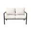 Causeuse avec accoudoirs et coussins en bois-820152225