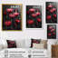 Décoration murale pissenlit monochrome gouttes de pluie III - décoration murale pissenlit-2135720388-2135720380