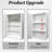 16''x26'' Frameless Bathroom Medicine Cabinet with Beveled Edge Mirror,Surface/Recessed Mount, White-1308709893