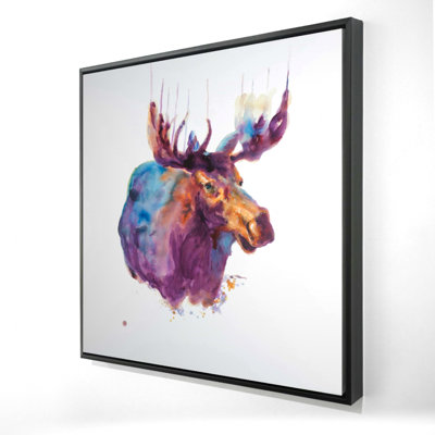 " Abstract Moose " on Canvas