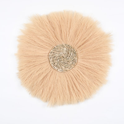 Artificial Faux Pampas Grass Everyday Spring Front Door Wreath Wall Decor