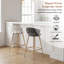 Tabouret de comptoir rembourré avec structure en métal-1360632826-1360632830