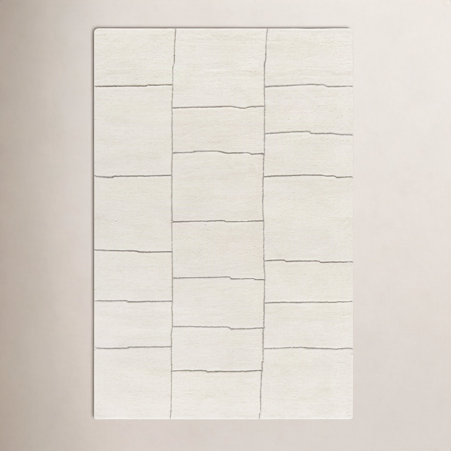 Hand-Tufted Geometric Rug, Rectangle 9' x 12'