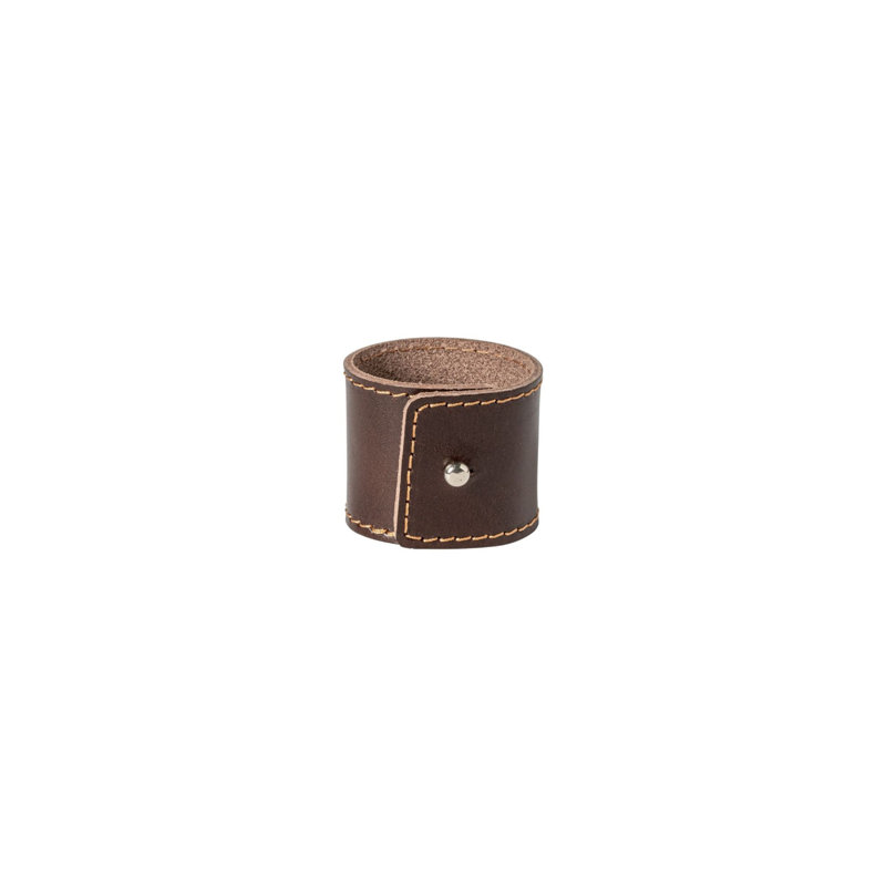 Set 4 Napkin Rings, Brown