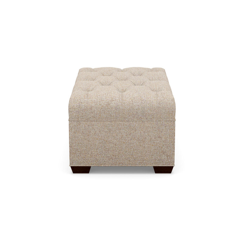 Tufted Ottoman, 5246-74, Walnut