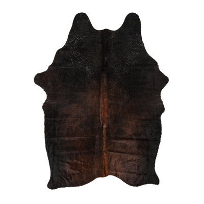 Myrtletown Animal Print Cowhide Flatweave 2cm X 1.75cm Area Rug