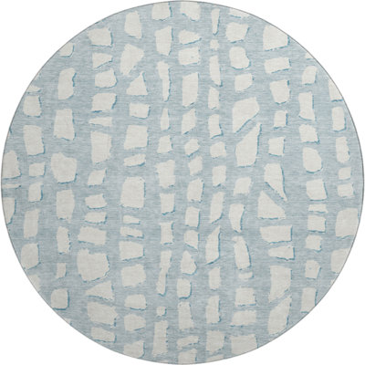 Premium Machine Washable Prisco Sky Rug