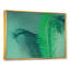 Feuilles de palmier vert vif sur vert foncé - peinture sur toile-67389129-67389143