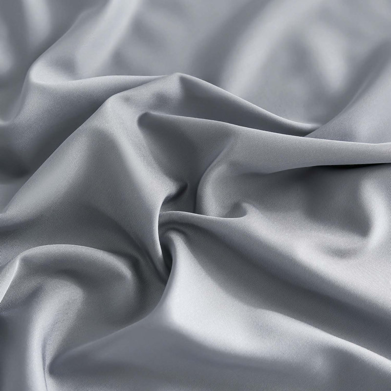Fibre synthétique, Ensemble de draps pour grand lit + un drap-housse , Gris clair