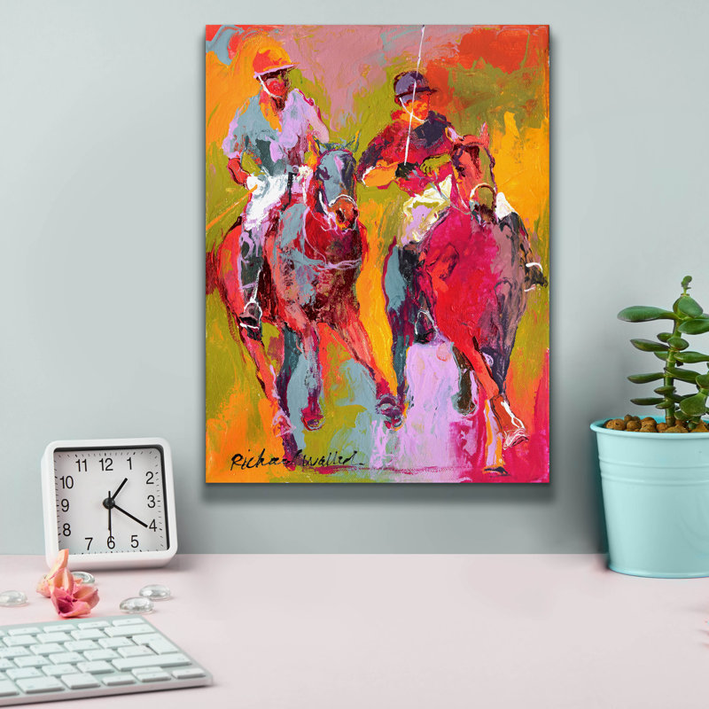 «Polo» par Richard Wallich, H 16 po x l 12 po x P 0,75 po