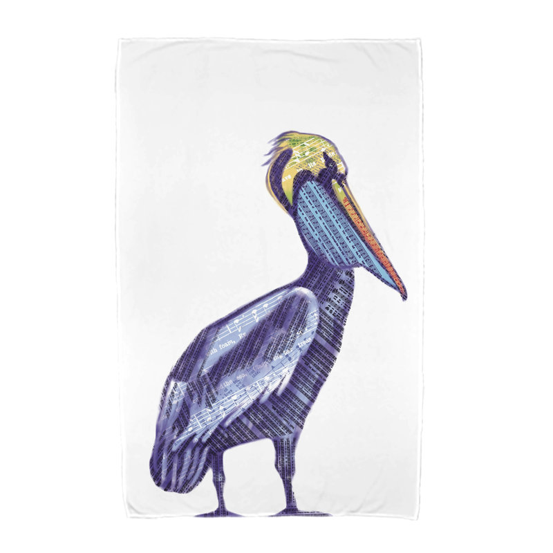 Serviette de plage Eastbourne, Blanc