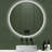 Losoya Frameless LED Lighted Bathroom Vanity Mirror Dimmable Round Mirror-1028311314