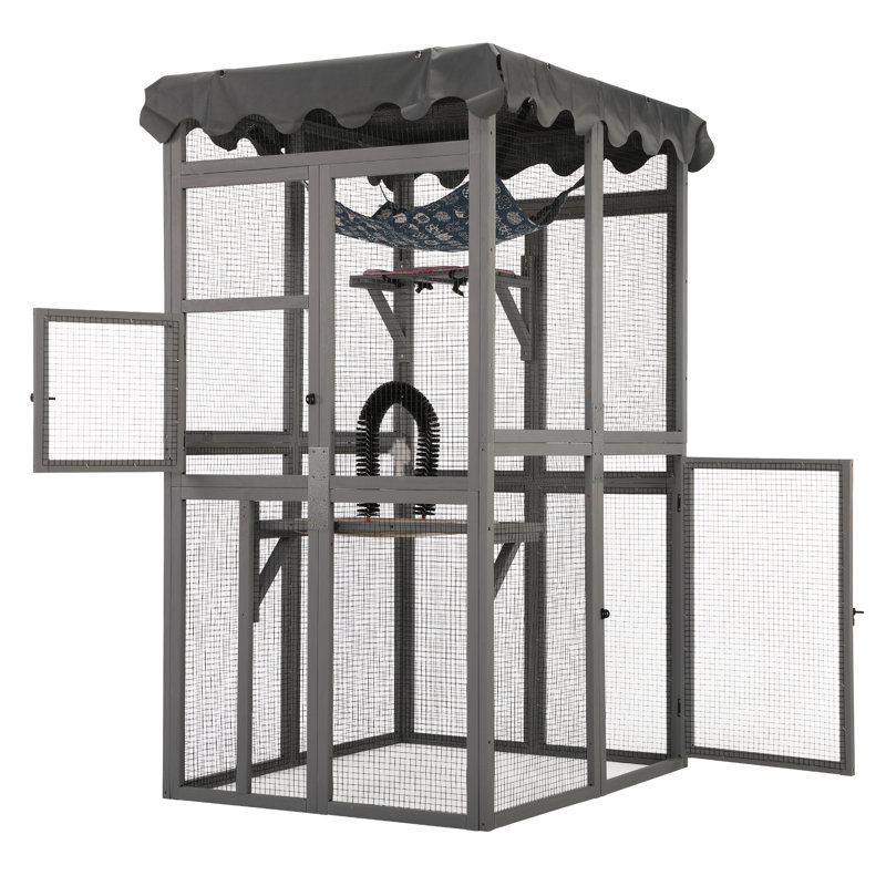 Cat Cage, Grey