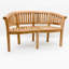 Gorlest Solid Wood Teak Outdoor Bench-37944098