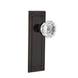 Mission Plate with Crystal Door Knob