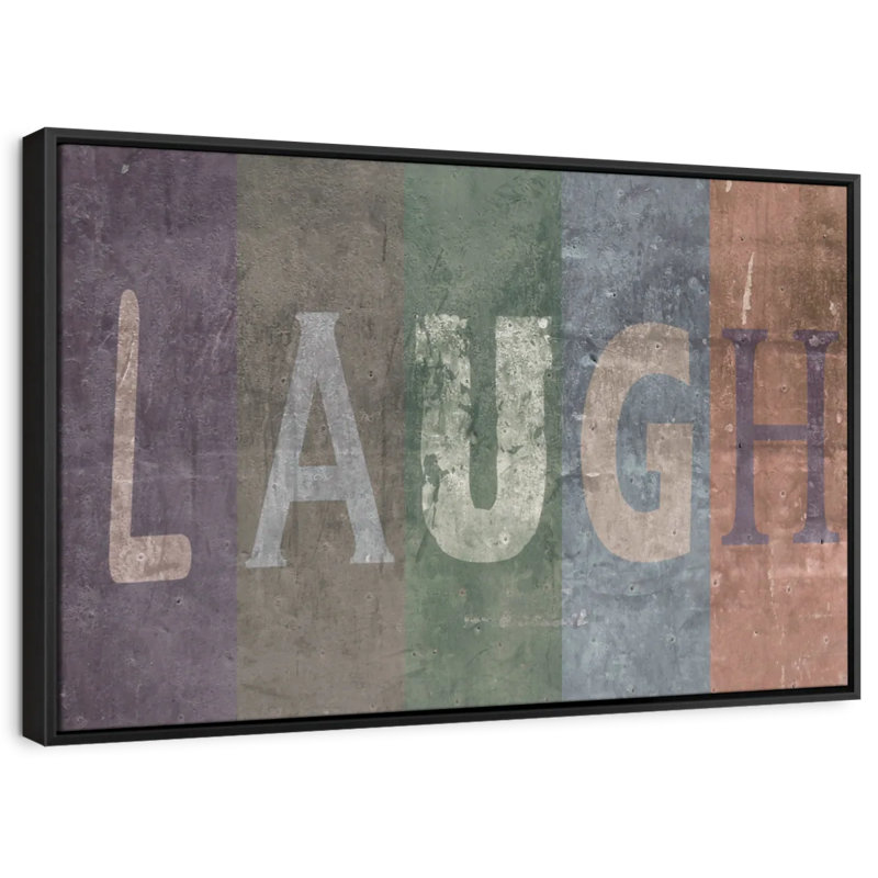 " Laugh Canvas Print ", 13" H x 19" W