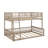 Full XL Over Queen Bunk Bed With Guardrails And Ladder-412027762