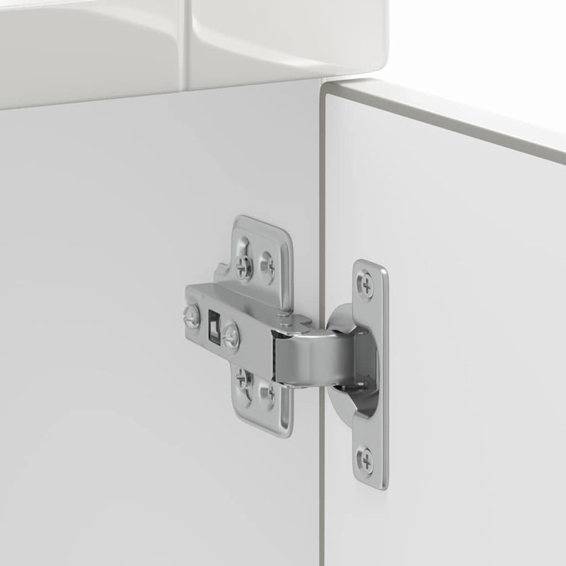 Asahel Base Unit, High Gloss White, 50 x 46 x 81.5 cm