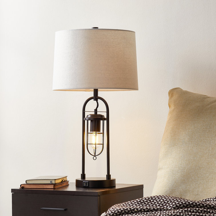 Jasper-John 26'' Bronze Table Lamp USB