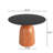Round Solid Wood Pedestal Dining Table 39"/43"-624123128-624123110