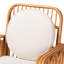 Carrin Bohemian Light Honey Rattan Arm Chair