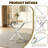 Glass Top Metal Base Dining Table-333366490