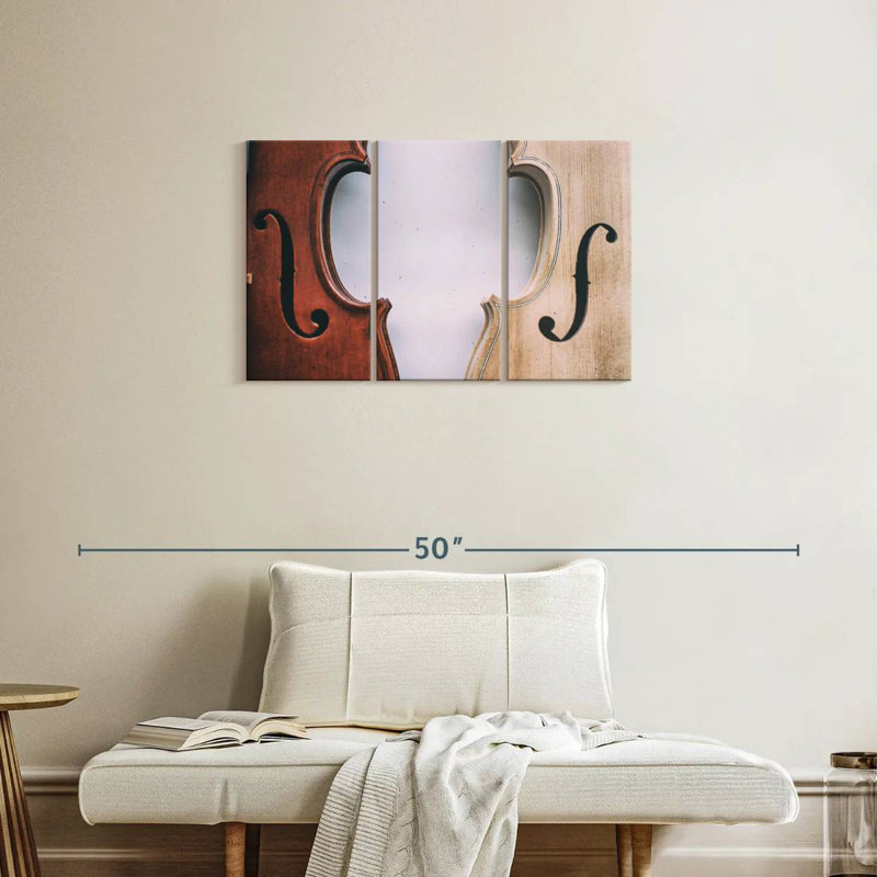 Ornements de violon Abarca, H 20 po x l 33 po