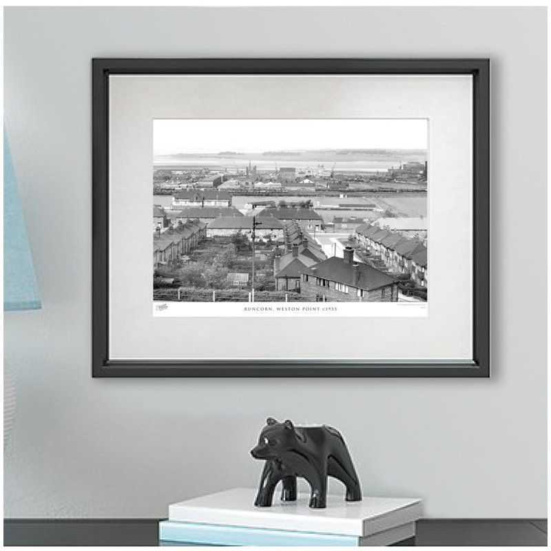 Runcorn, Weston Point C1955 - Single Picture Frame Print, 60cm H x 80cm W x 2.3cm D