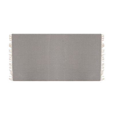 Luxueuse serviette de plage en fouta 100% coton, 37,4 x 74,8 pouces | Motif alvéolaire doux et très absorbant pour l'eau | Lavable à la machine, couleur grise | Parfait pour la plage, la piscine, le spa et les voyages - Léger et élégant