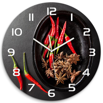 Jmauri Glass Wall Clock