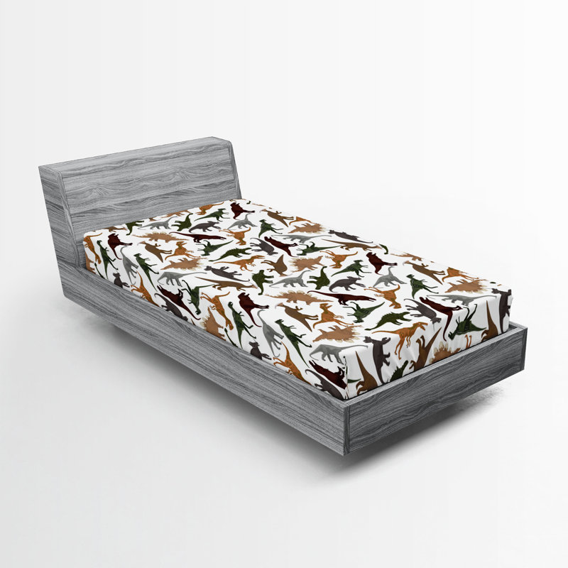 Ensemble de 2 draps-housse Ambesonne, Drap-housse simple très long