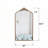 Full Length Arched Floor Mirror Metal Framed Mirror-114309783-121847412