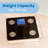 Bluestone Digital Scale for Body Weight with Large LCD Display to Track Health and Fitness