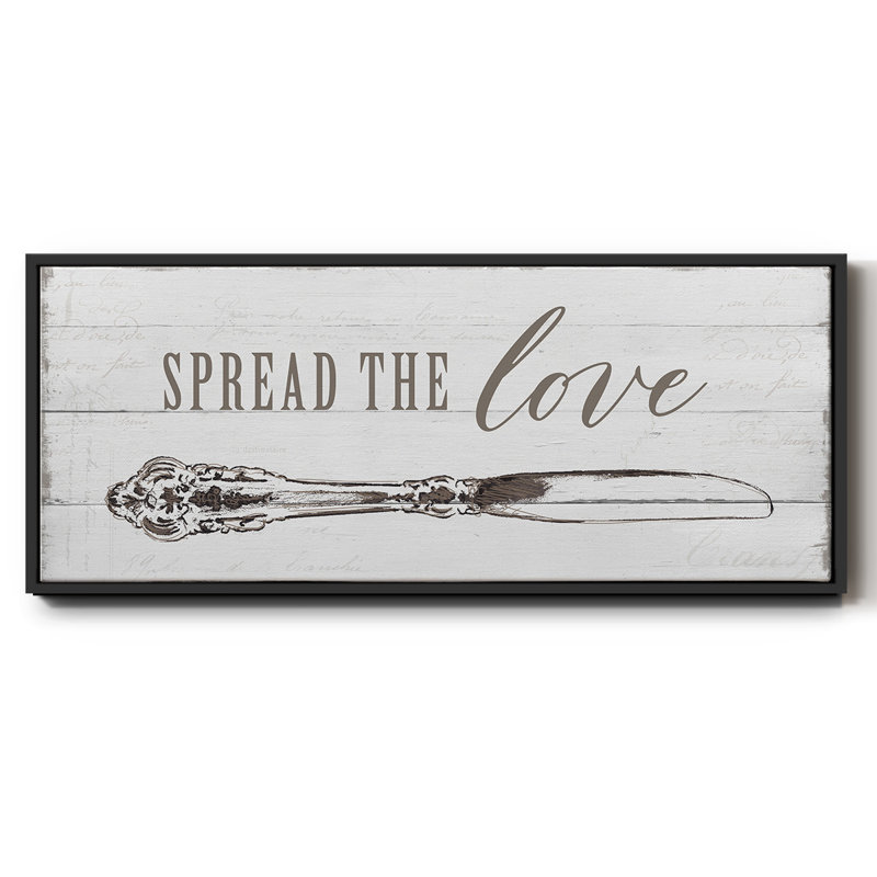 Spread the Love- Framed Canvas