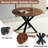 5 - Piece Round Pedestal Dining Set-727688982-727688980