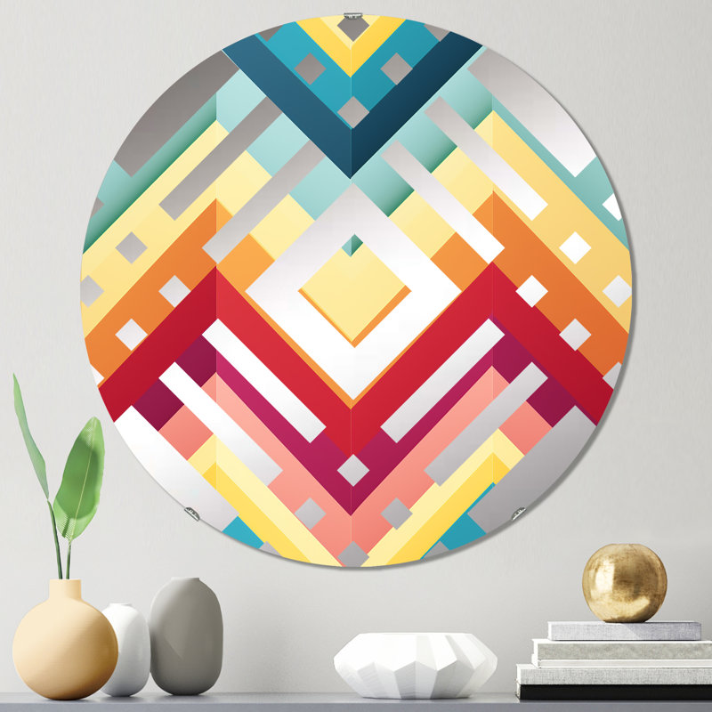 Miroir décoratif Popart, 23,6 po x 23,6 po