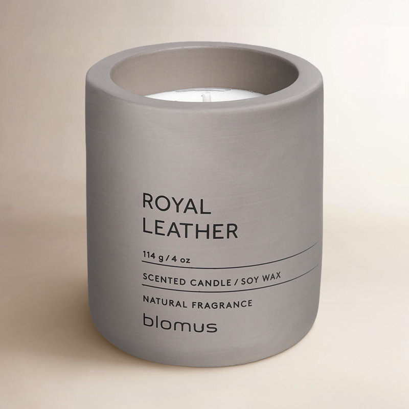 Bougie parfumée en cuir Royal, Petit