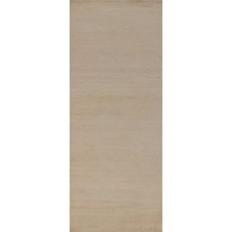 Vegetable Dye Gabbeh Persian Runner Rug 3x8