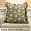 Housse de coussin en lin à motif de fausse toile Fab Fabine, Merakhi, gris-106357679-106357675