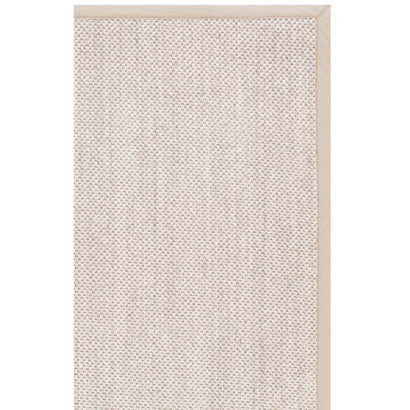 Tapis naturel en fibre naturelle 136 en marbre / beige, Rectangle 6 pi x 9 pi