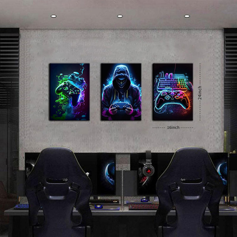 3 Piece Wrapped Canvas Print