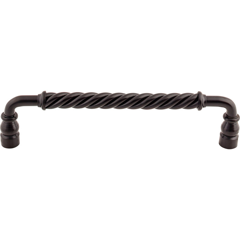 Twisted Bar Pull, Patina Black, 8 12/16" Center to Center