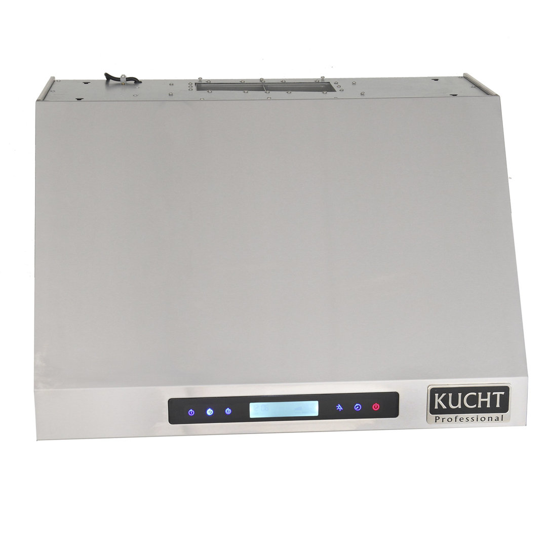 Kucht 36" Stainless Steel 900 CFM Ducted (Vented) Under Cabinet Range Hood with Baffle Filter Kucht