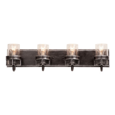 Bexley 4 LT Vintage Iron Bath Wall Sconce Kalco